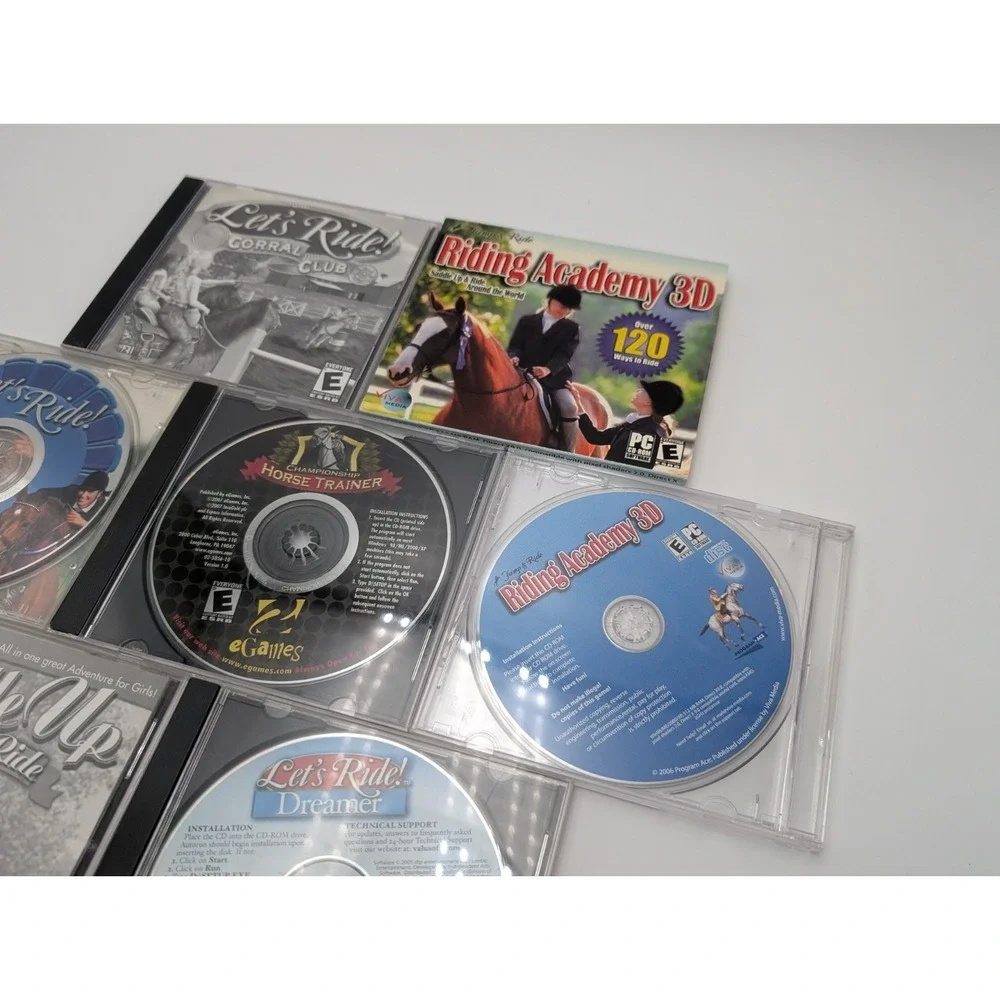 Let's Ride! PC Game Lot Dreamer Coral Club Friends Saddle Up 6 Games